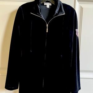 Black St. John jacket, like new, beautiful, size 2.
